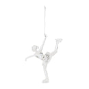 Melrose Clear Acrylic Ice Skater Ornament (Set of 4)