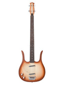 Danelectro Longhorn Short‑Scale Left‑Handed Bass Guitar - Copperburst