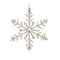 Jeweled Metal Snowflake Ornament (Set of 12)