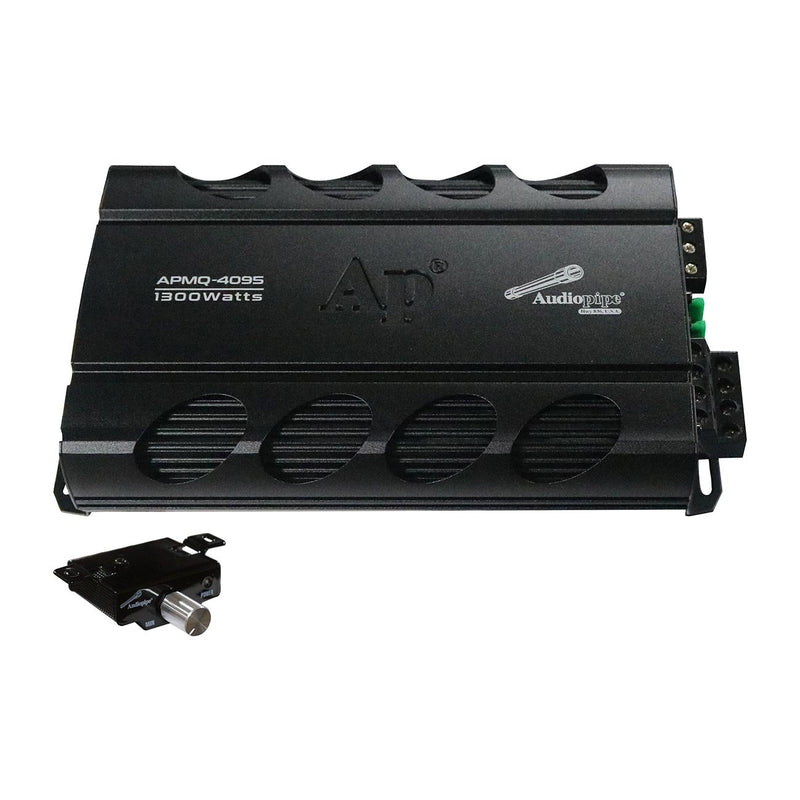 Audiopipe 4-Channel Class A/B Mini Amplifier 1300W APMQ-4095