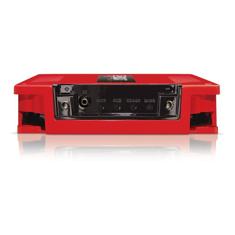 Banda BEAT3000.1RED 3000W RMS 1ch 1Ω Red Amplifier Subwoofer Subsonic Filter LPF