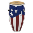 Latin Percussion M754S-PR Matador 12.5" Wood Tumba Puerto Rican Heritage Design