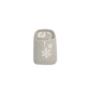 Melrose Stoneware Wall Pocket with Snowflake Design (Set of 2)