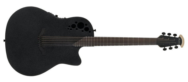 Ovation Pro Series Elite TX 2078TX‑5 Acoustic‑Electric Guitar Black Textured