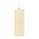 Melrose FIA Wick Ivory Pillar Candle (Set of 4)