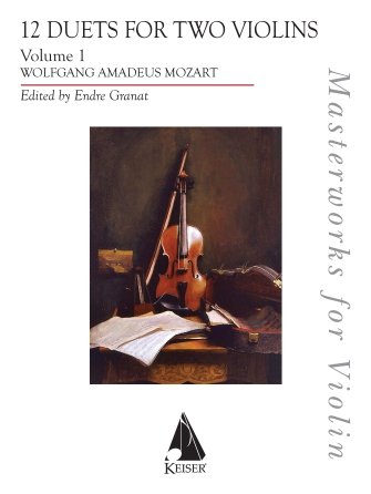 Mozart Twelve Duets for Two Violins Vol. 1 – Arr. Endre Granat – Score & Parts