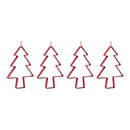 Melrose Pine Tree Cookie Cutter Ornament (Set of 4)