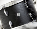 British Drum Co Raven Club Drum Shell Kit (12", 16", 22") - Black Ash Birch