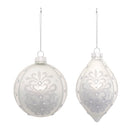 Melrose Glittered Ornaments (Set of 6)