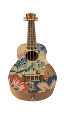 Bamboo U21-CARAMELL 21" Soprano Ukulele – Floral Design w/ Gig Bag