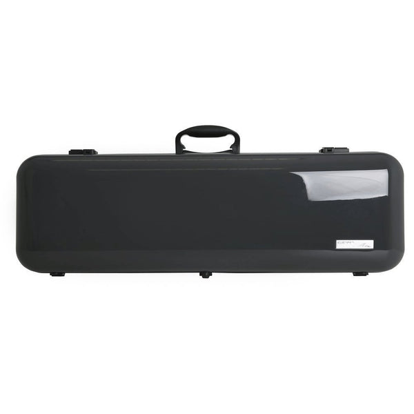 GEWA Air 2.1 4/4, Oblong Violin Case Grey/Black High Gloss w/ Subway Handle