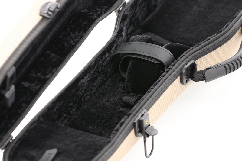GEWA Bio-A Shaped 4/4 Violin Case Beige with Backpack Straps
