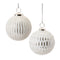 Frosted Glass Ball Ornament (Set of 6)