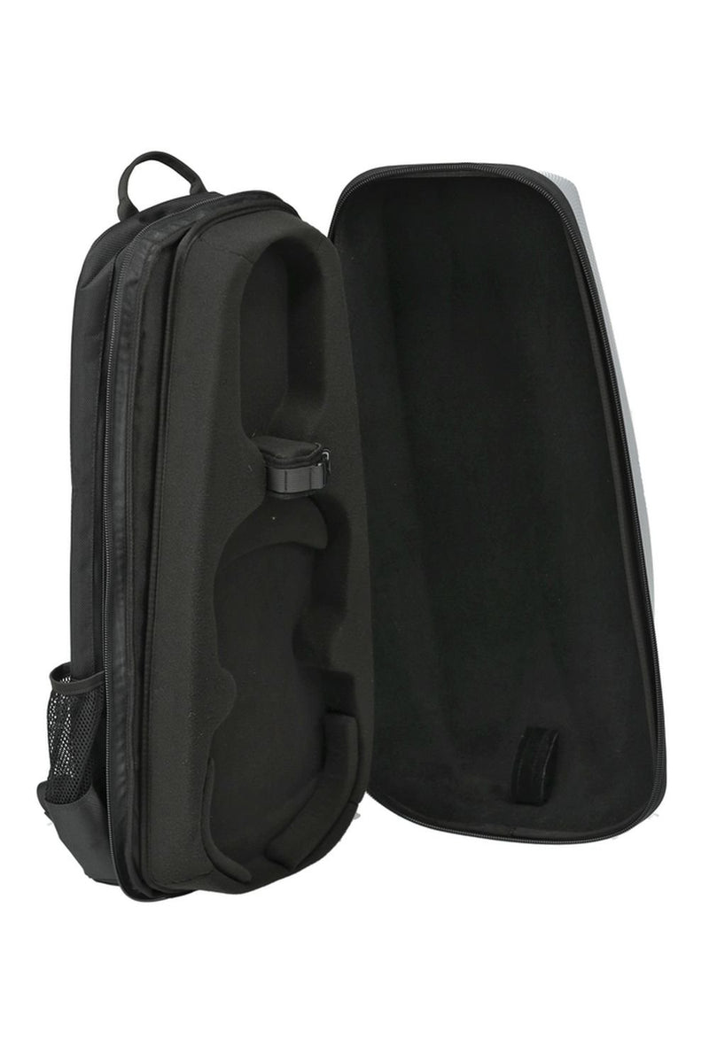 GEWA Space Bag Violin 4/4 - 3/4 Size Backpack - w/ Bow Case - Glacier Silver