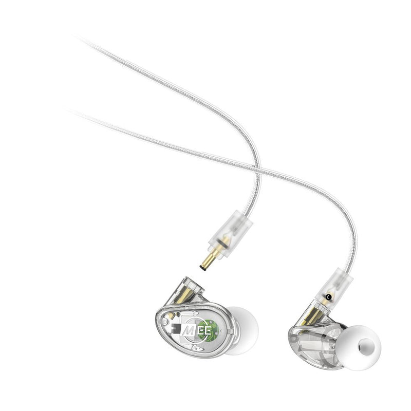 MEE Audio MX3 PRO Triple‑Driver Modular In‑Ear Monitors Clear