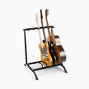 On‑Stage GS7561 Five‑Space Foldable Multi‑Guitar Rack Black Portable