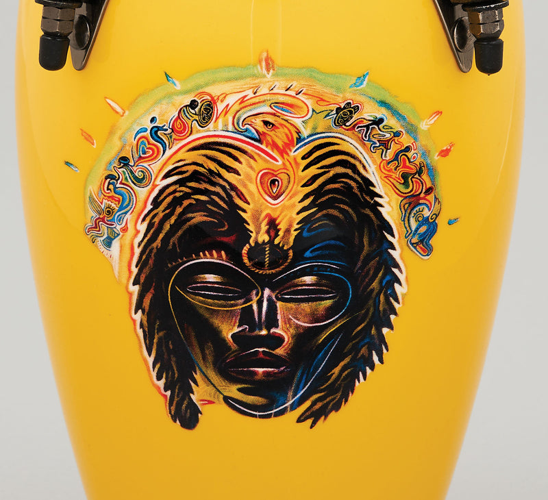 Latin Percussion LPM197-SAS Santana Africa Speaks Mini Tunable Conga - Yellow