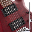 Cort X100 X Series Electric Guitar Open Pore Black Cherry X100OPBC
