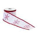 Melrose Holiday Snowflake Ribbon (Set of 2)