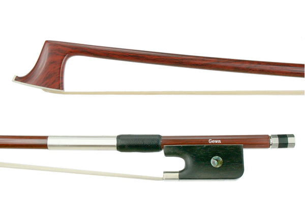Gewa Wood-Design Carbon Viola Bow 4/4 Full-Lined Nickel