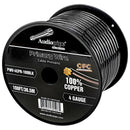 Audiopipe 100% Copper 4 Gauge 100 Foot Roll  BLACK PWV4CPR100BLK