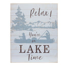Melrose Wooden Lake Life Sentiment Sign Wall Decor, Rustic, Wood