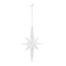 Clear Acrylic Star Drop Ornament (Set of 24)