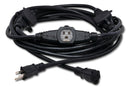 Hosa 30 ft Power Distribution Cord - 6 x NEMA 5-15R to NEMA 5-15P -  PDX-430