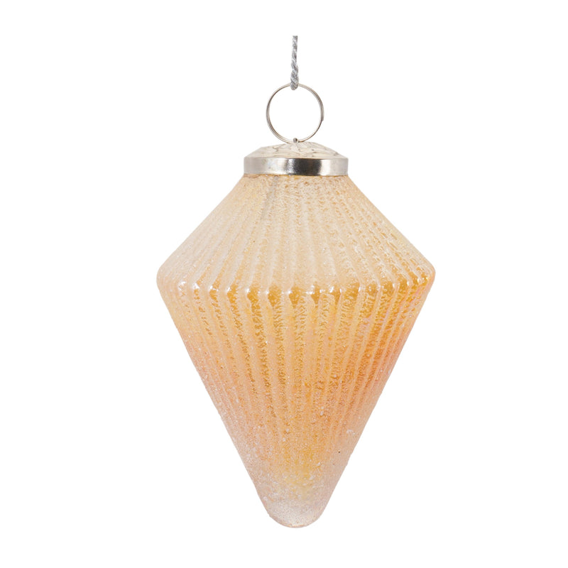 Ribbed Glass Ornament (Set of 6)