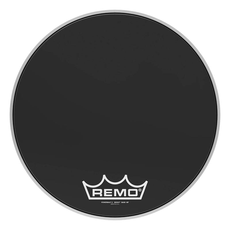 Remo PM-2418-MP Powermax 2 Ebony 18" Bass Drumhead