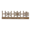 Melrose Ho Ho Ho Tabletop Sentiment Sign (Set of 2)