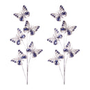 Melrose Jeweled Butterfly Spray (Set of 2)