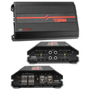 DS18 SXE-3000.4D/BK 4-Channel 1280W RMS Amplifier - Black