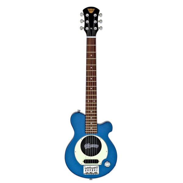 Pignose PGG-200 MBL Mini Electric Guitar Metallic Blue w/ Gig Bag