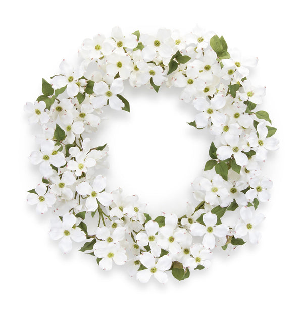 Dogwood Floral Wreath 24.5"D