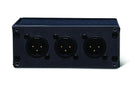 Hosa 3-Channel XLR Female to XLR Male Patch Bay Module – MXL-369