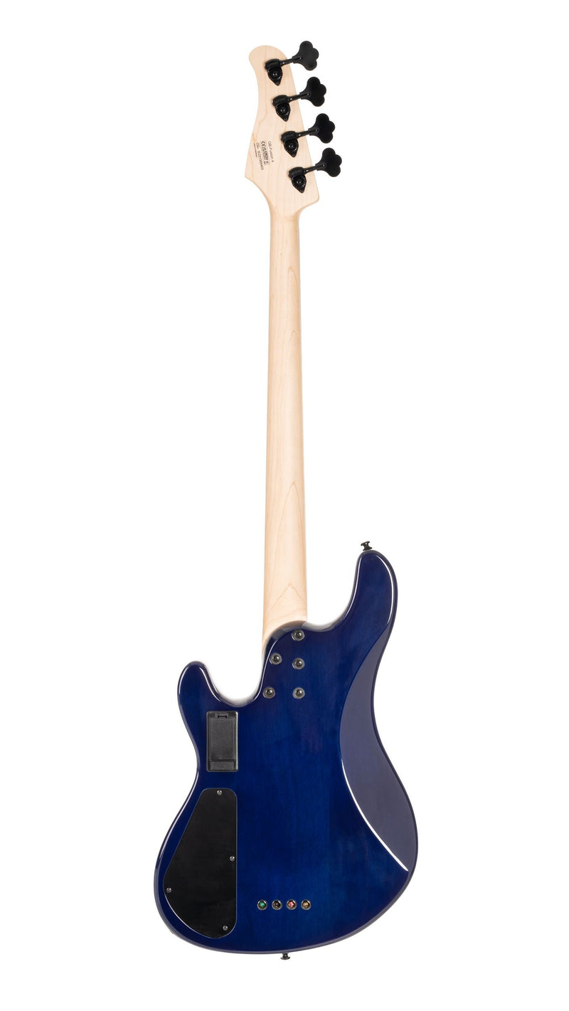 Cort GB-Fusion 4-String Electric Bass Guitar - Blue Burst