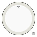 Remo P4-1324-C2 Powerstroke 4 Clear 24" Bass Drumhead w/ Impact Patch