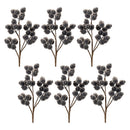 Melrose Beaded Berry Spray (Set of 6)