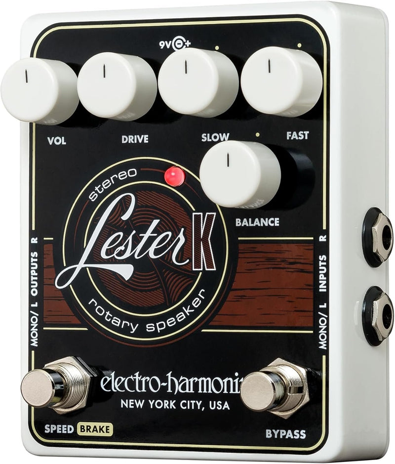 Electro-Harmonix Lester K Stereo Rotary Speaker Emulator Guitar Pedal