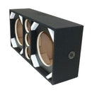 DEEJAY LED D10T3VYCARBON 2x10" Woofer 3xTweeter Speaker Enclosure – Carbon Texture