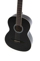 GEWA Basic 4/4-Size Classical Guitar Set - Black Finish w/ Gig Bag and Tuner