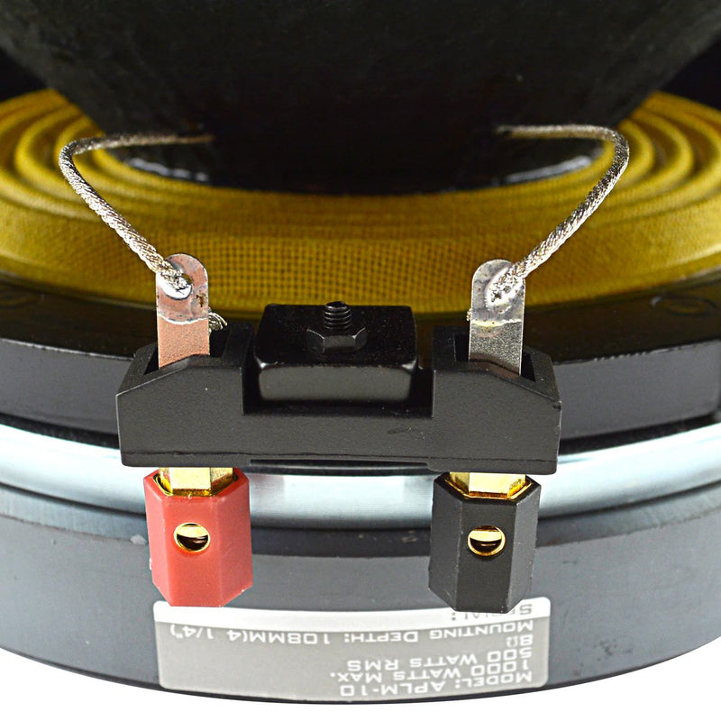 Audiopipe Low Mid Frequency Midrange Speaker 8 Ohm 500W RMS APLMB-10