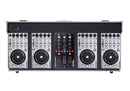 DJ-Tech Hybrid 101 DJ Controller - 4-Deck MIDI DJ Controller System with Case