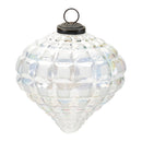 Melrose Iridescent Onion Glass Ornaments – Set of 4