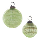 Melrose Ribbed Mercury Glass Ball Ornament (Set of 6)