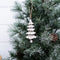 Carved Pine Tree Ornament (Set of 12)