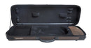 GEWA Oxford Oblong Violin Case 4/4 Black – Wooden Shell & Backpack Straps