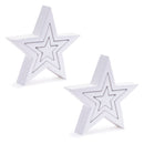 Melrose Wood Triple Star Puzzle (Set of 2)