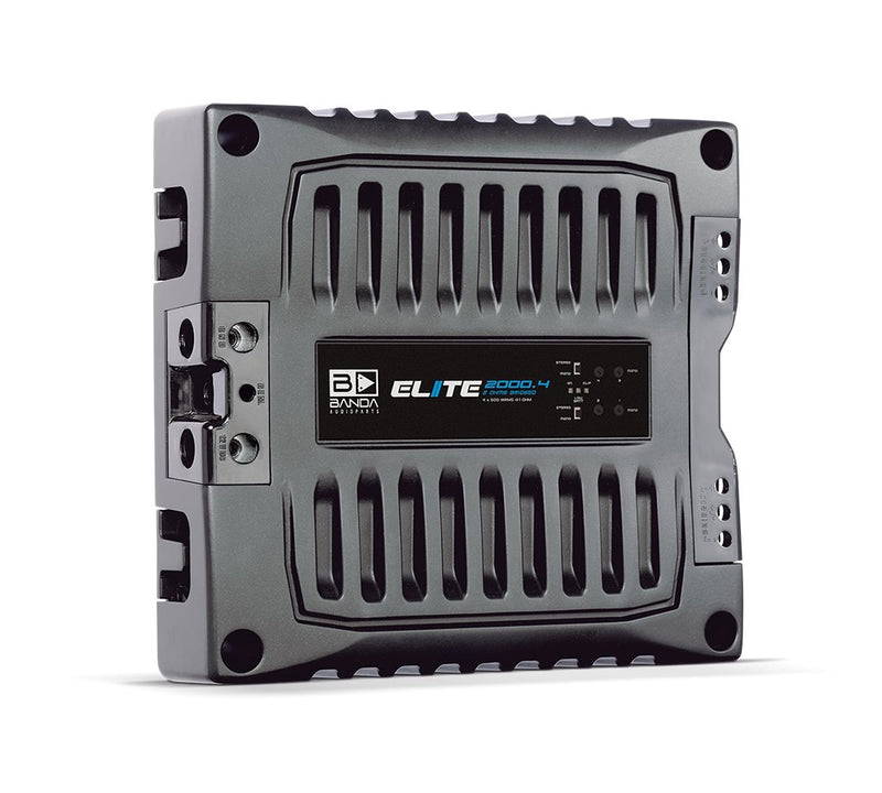 BANDA Elite2000.41BK Car Amplifiers 2000 Watt 4-Channel 1 Ohm